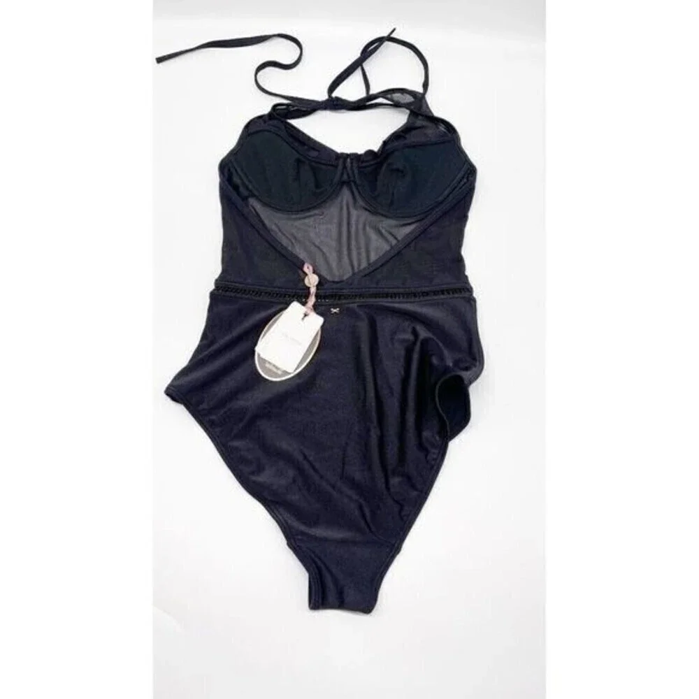 TED BAKER Underwire Scallop One-Piece Swimsuit
